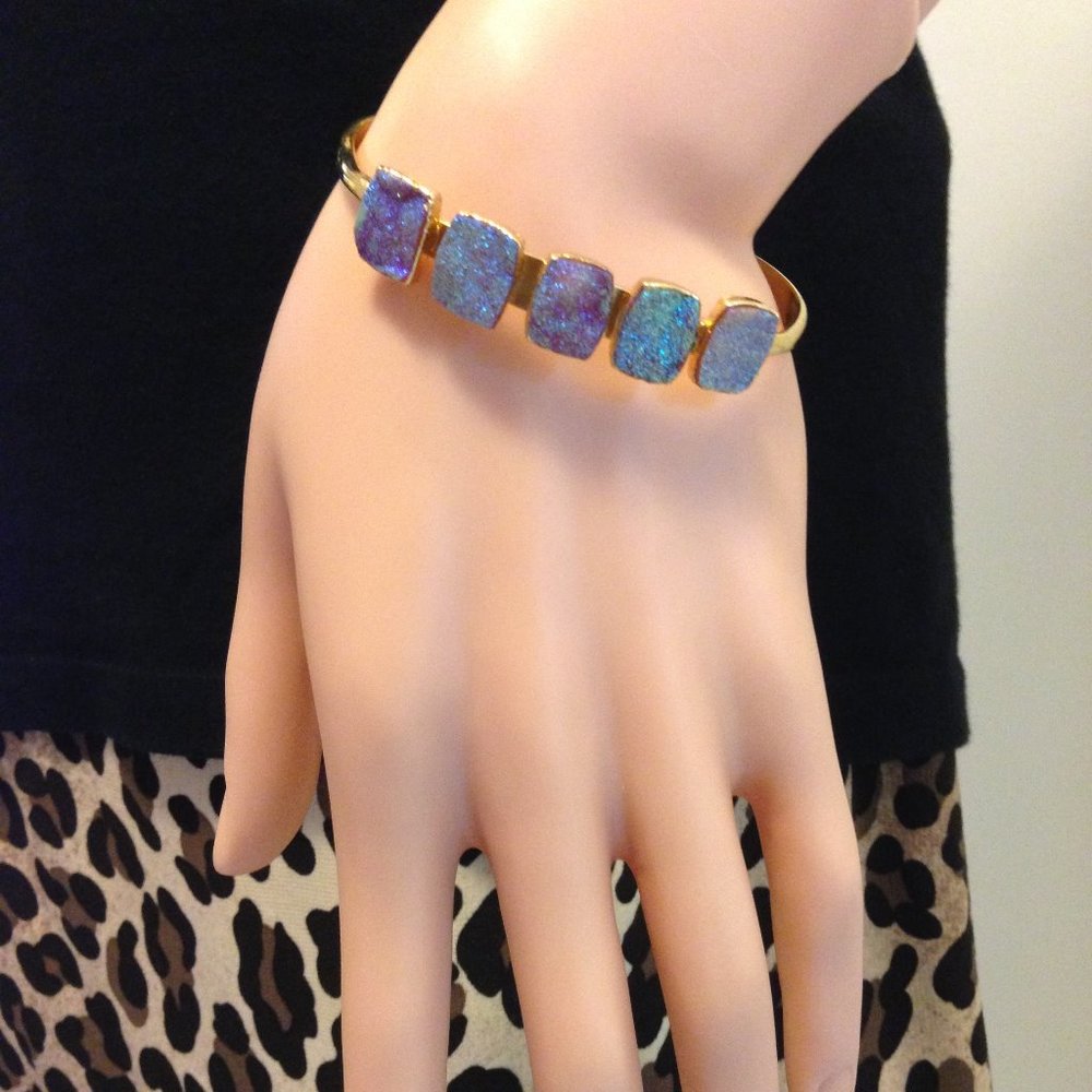 Drusy bracelet
